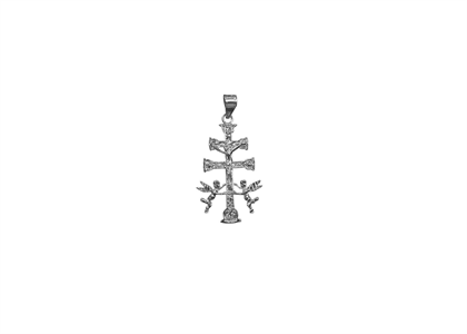 White Gold Plated | Cross Pendants